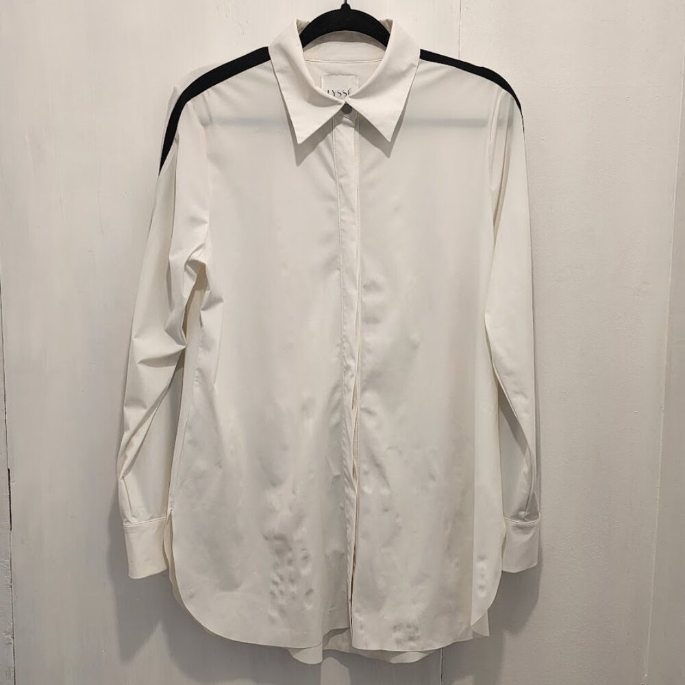 Lysse' Women's White Schiffer Blouse Size Medium